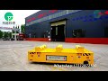 6Ton Steerable Trackless Electric Transfer Cart,Safety Warehouse Battery Operated Transfer Trolley