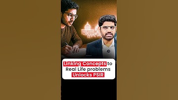 Linking Concepts to Real Life Problems | Vivek Waghmare