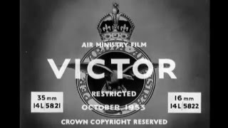 Handley Page Victor Bomber Recognition 1950s RAF Training Film