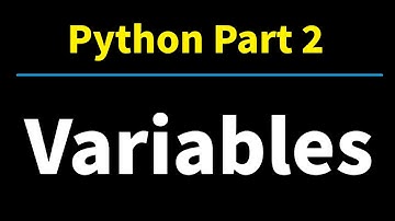 Python Part 2: Introduction to Variables
