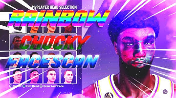 *RARE* RAINBOW CHUCKY FACE SCAN GLITCH TUTORIAL! NBA 2K20 😳RAREST FACE SCAN OF THE YEAR! PS4/XBO