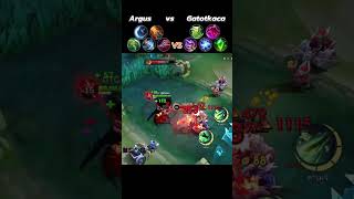 Argus Vs Gatotkaca Best Item Build shorts gamer games gameplay mobilelegends mlbb