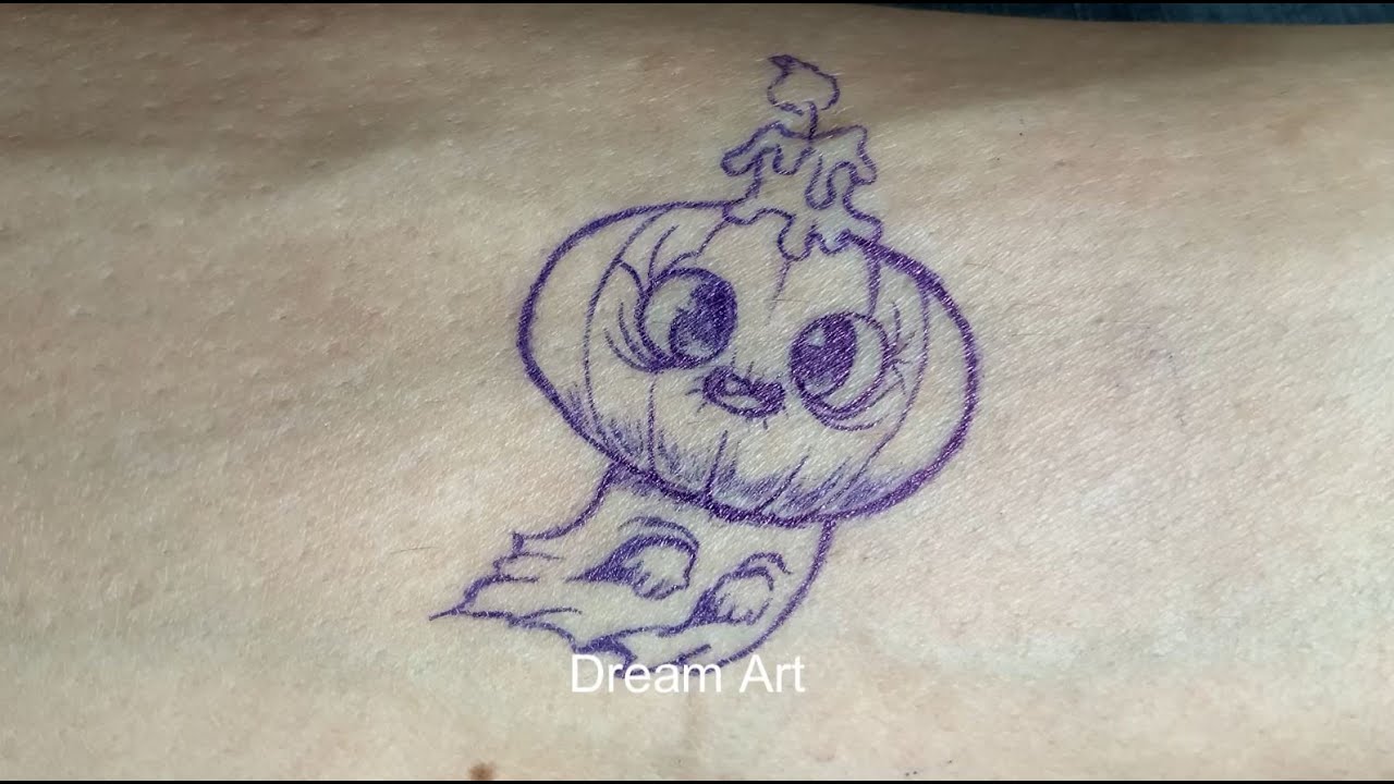 pumpkin flower tattoo｜TikTok Search