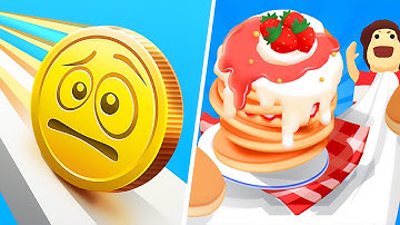 Pancake Run | Coin Rush - All Level Gameplay Android,iOS - NEW APK UPDATE