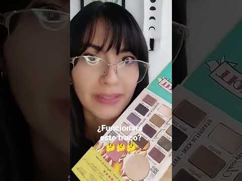 Hacks de maquillaje ¿funcionará este truco? 🤔 #hacks #viral #maquillaje #truco @viviantcast