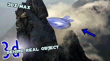3ds max Cool VFX | 3d Object behind Real Object in Video | Learn