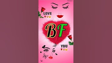 B❣️F name whatsapp status || b love f name status full screen || hindi ringtone video HD ||#trending