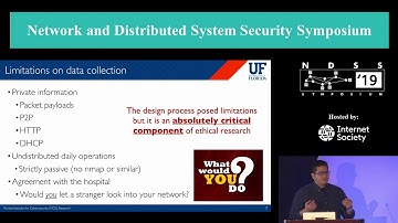 NDSS 2019 A Case Study on the Security of a Major Multi-Campus Hospital System