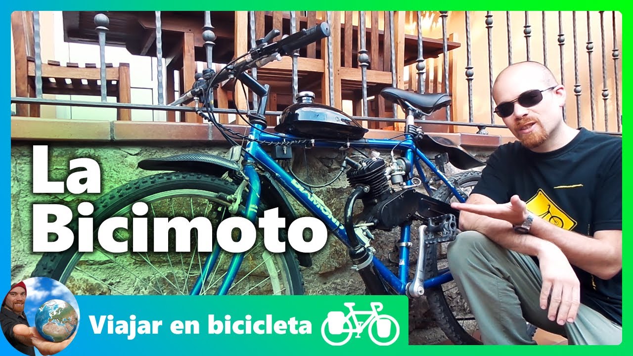 🚴‍💨Qué es una BICIMOTO DE 80cc y cómo funciona: Bicicleta con motor de  gasolina - YouTube