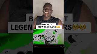 BROLY LEGEND Rap Reaction #musicreactions #freestylereaction #animerap #animereaction #broly #dbz