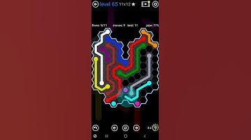 How To Solve Flow Free Hexes Inkblot Pack Level 65 11x12 Board Walk Through Solution Walkthrough