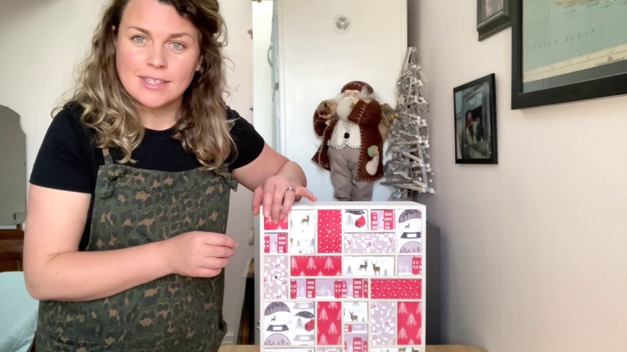 DIY Advent Calendar - Iron on wood project