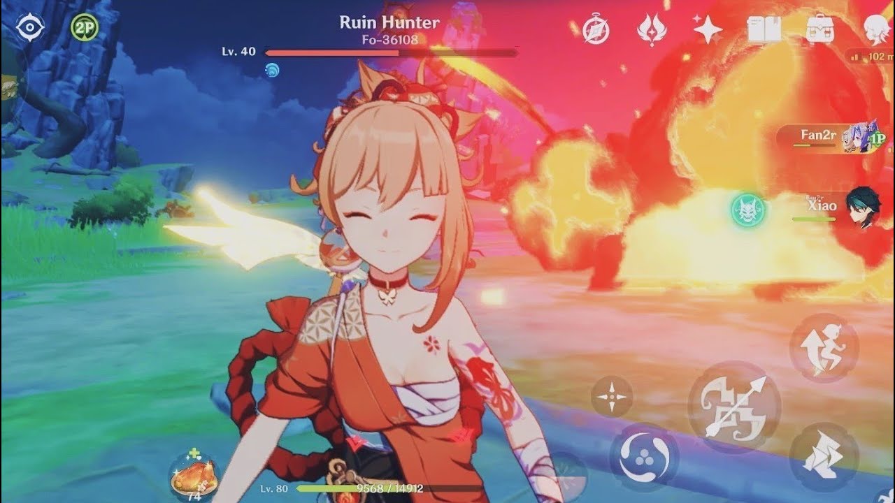 I joined my newbie friend’s world - Genshin Impact - YouTube