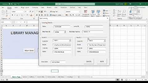 IM/2016/099 VBA Mini Project (Library Management System)