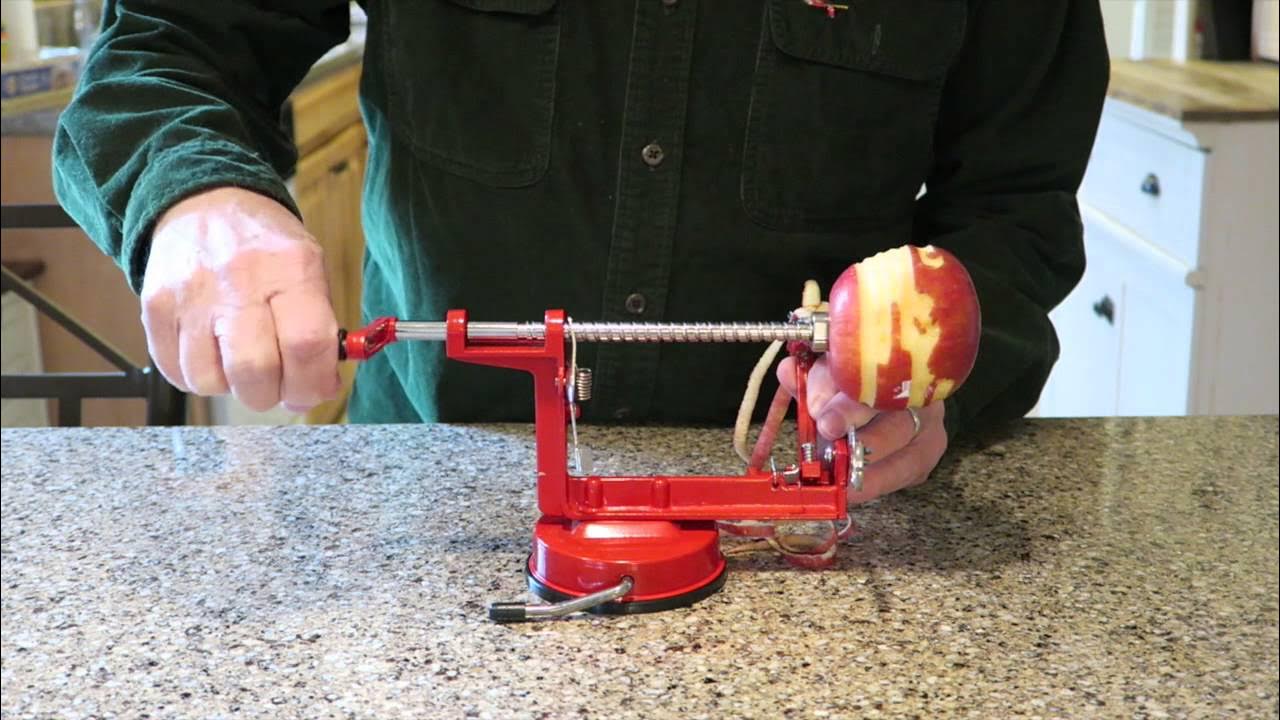 Manual Hand-Crank Potato & Apple Peeler Review - Victorio/VPK Brands 