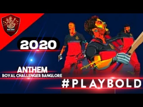 Royal Challengers Bangalore New Theme Song 2020  Rcb theme song 2020   playbold song 2020