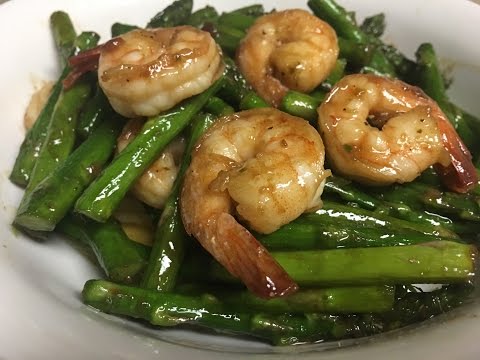 Easy Stir Fry Shrimp with Asparagus Recipe