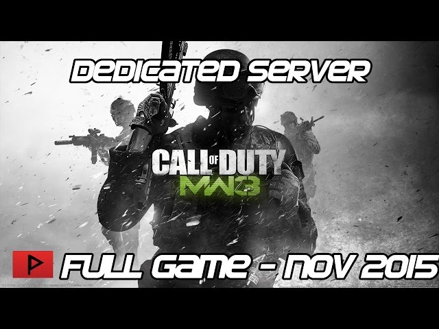 CoD: Modern Warfare 3 PC; Unranked dedicated servers, advanced graphics  settings, Steam fully supported