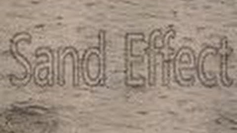 Photoshop Tutorial In Bangla How To Create A Sand Text Effect
