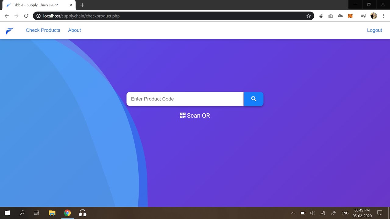 Blockchain DAPP Project For Supply Chain - YouTube