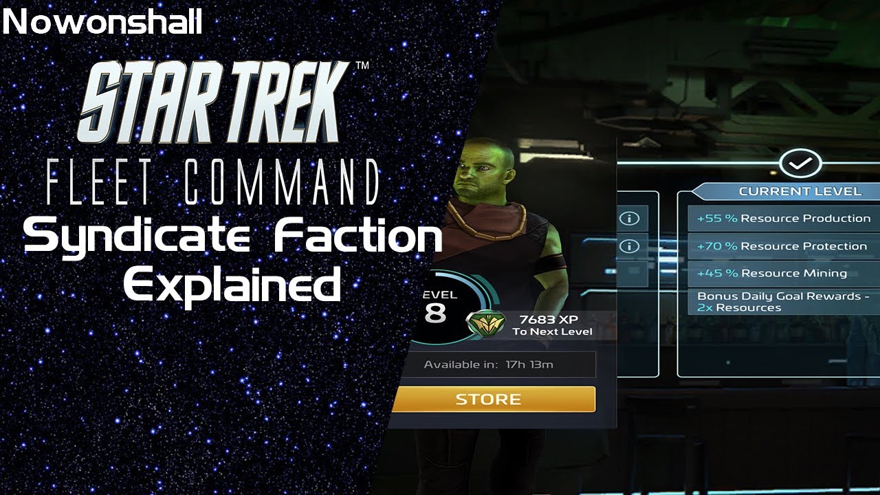 star trek fleet command syndicate experience