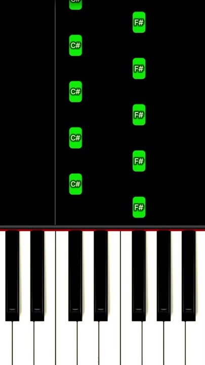 Undertale OST: 085 - Fallen Down | EASY Piano Tutorial #Shorts