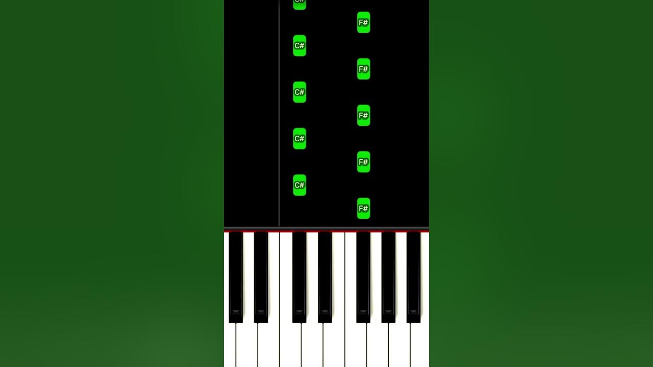 Undertale OST: 085 - Fallen Down | EASY Piano Tutorial #Shorts