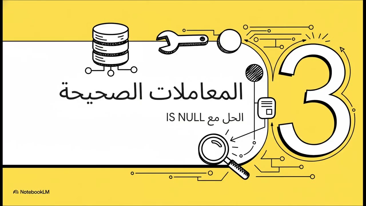 الفرق بين = NULL و IS NULL  ولماذا تظهر بياناتك ناقصة عند الاستعلام عنها؟