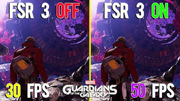 FSR 3 Mod Frame Generation Off vs On | Marvel