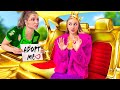 POOR VS RICH Cheerleader - Adopted by BILLIONAIRE Family | Funny Relatable Story by La La Life Emoji