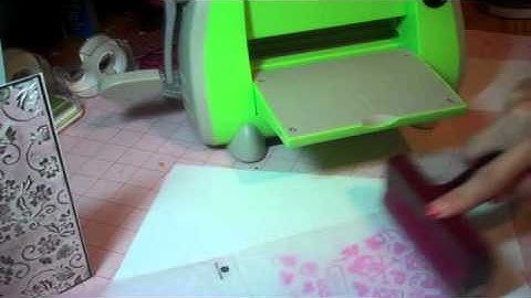 Inking Cuttlebug Folders