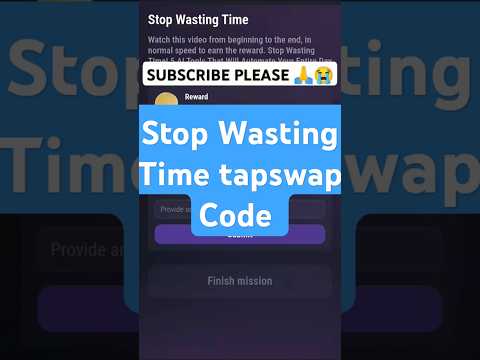 Stop Wasting Time