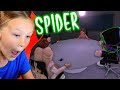 Madison plays spider with abby on roblox