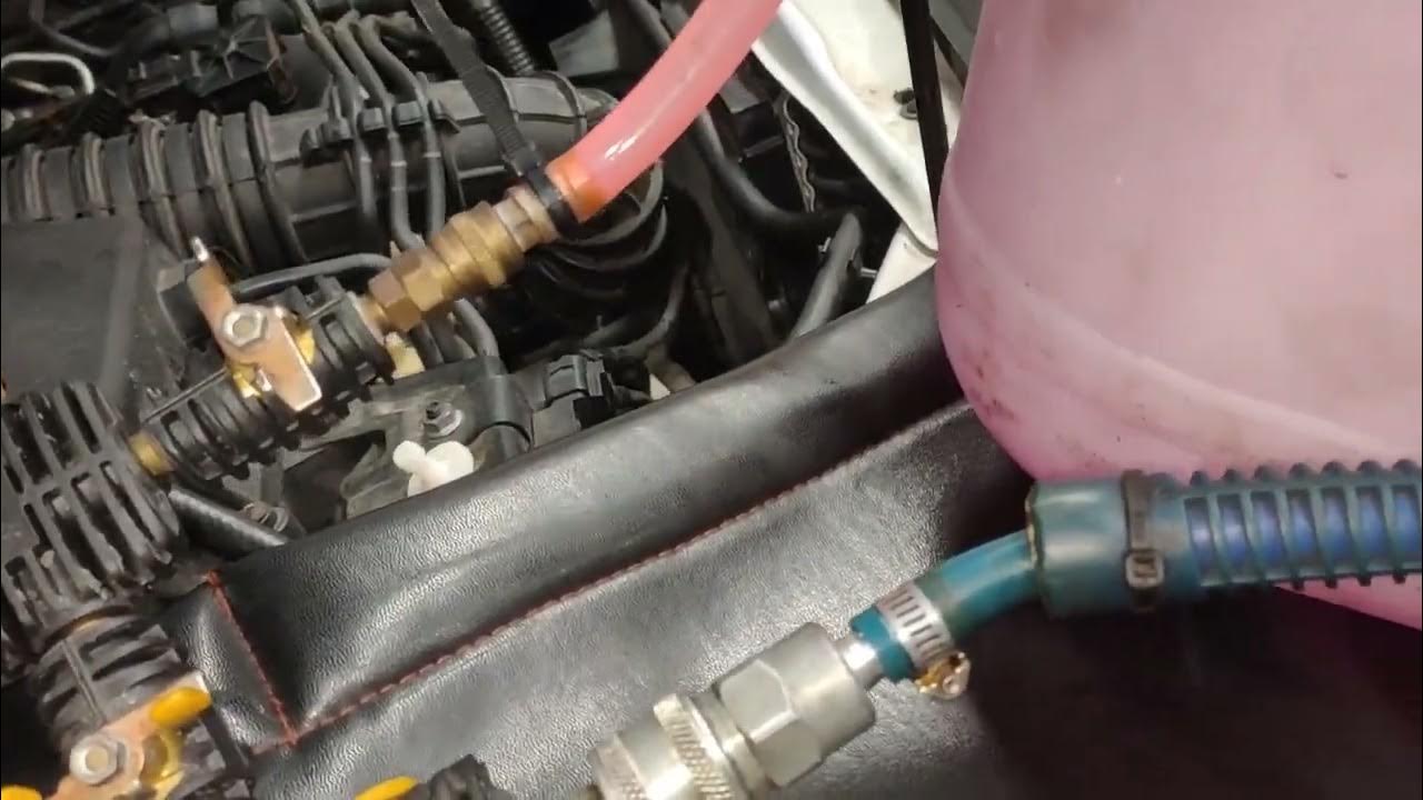 Volkswagen Amarok 2.0L TDI testing cooling system & filling using