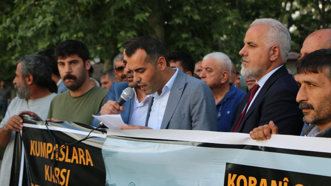 Kobani davası kararları Adıyaman’da protesto edildi