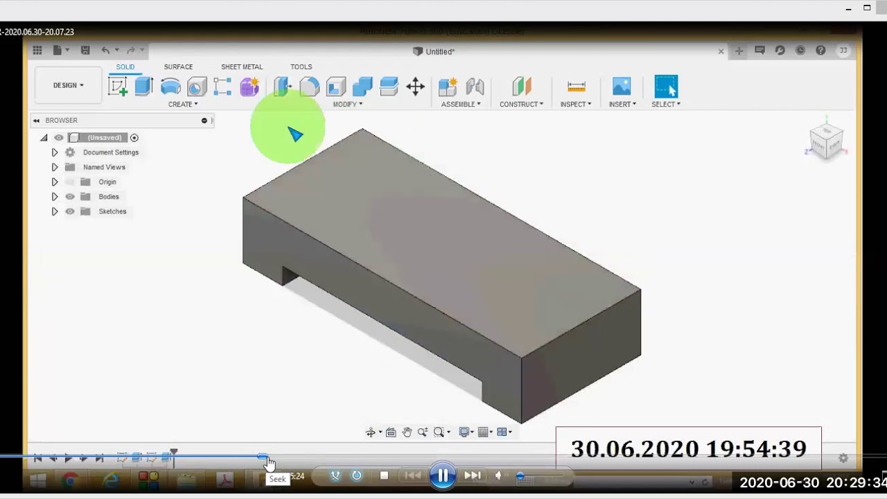 ORTHOGRAPHIC VIEWS OF MACHINE COMPONENT - YouTube