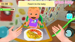 Bayi Sultan Suka Telur Dadar Emak | Mother Simulator | Game Wilson Kiddy