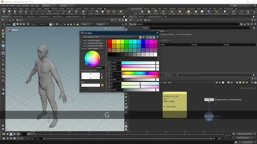 houdini NOTE：hotkey for color editor