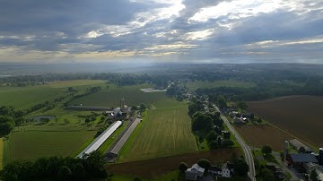 DJI Mavic 3 drone color grading: D-log LUT on/off comparison