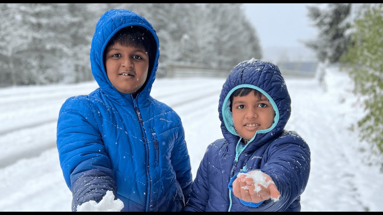 First Snow Of The Season! - YouTube