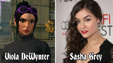 ALL SAINTS ROW THE THIRD / SAINTS ROW 3 (2011) VOICE ACTORS AND ACTRESS
