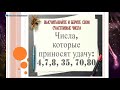 Как рассчитать счастливые числа | Нумерология