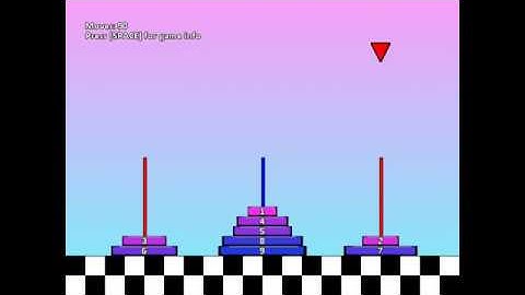 Towers of Hanoi Speedrun (n=9)