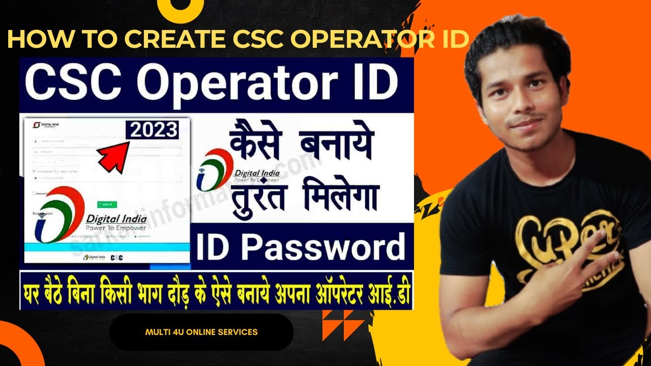 How To Create Csc Operator Id YouTube how-to-create-csc-operator-id-youtube