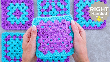 How to Crochet a Granny Square for Absolute Beginners!