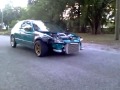 Crazy civic 3rd gear burnout k20