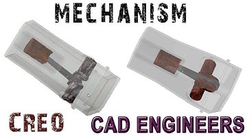 MECHANISM OF CRANK SLIDER  IN CREO PARAMETRIC 3.0