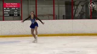 2023-24 Skate Canada Challenge Junior Women Sp Valeria Veprjitska