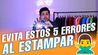 👕 5 Mistakes to Avoid When Printing Apparel | Beginner's Guide