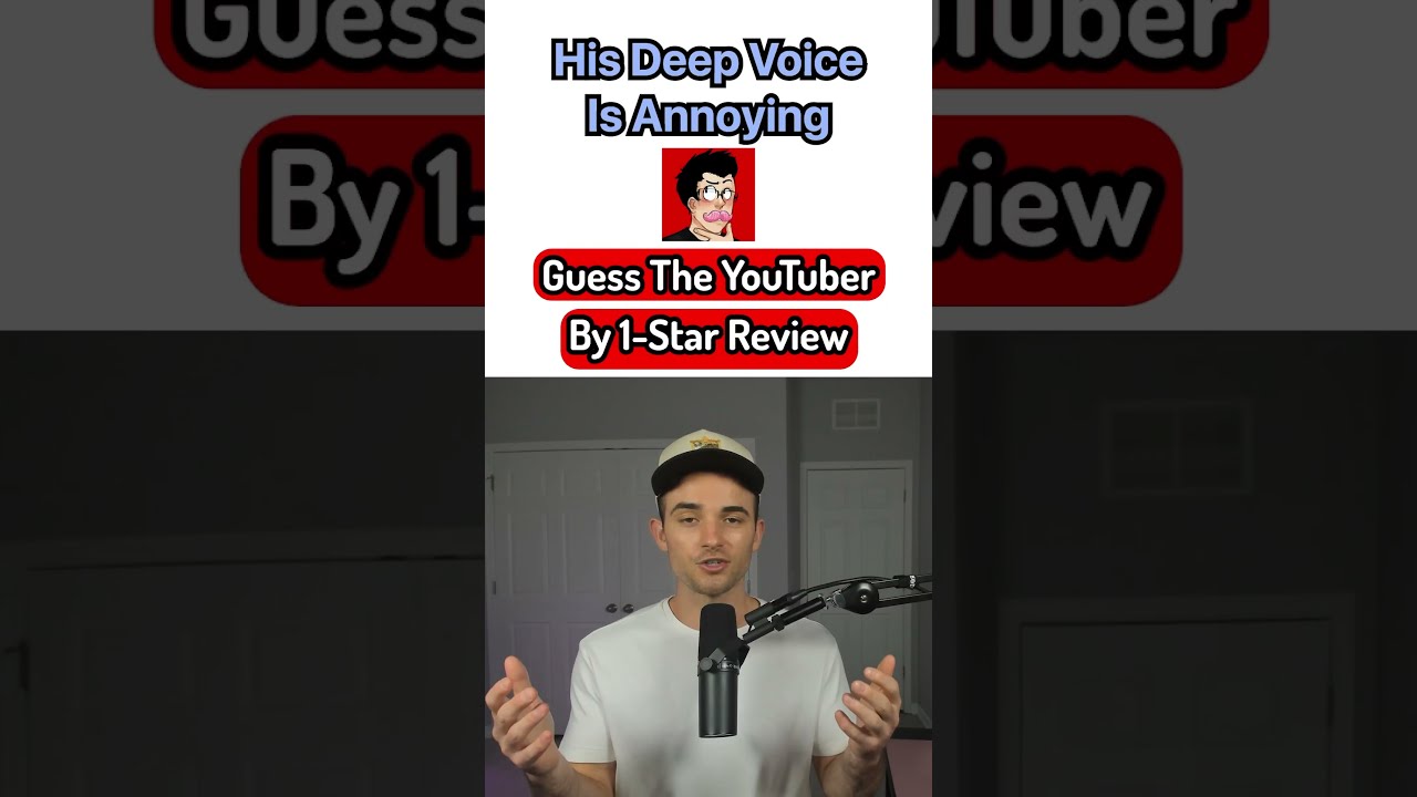 Guess YouTuber By 1-Star Review